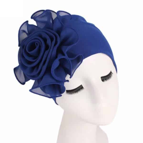 Bonnet Chapeau Fleur uni en fibre de bamboo Chic