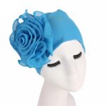 Bonnet Chapeau Fleur uni en fibre de bamboo Chic – Image 6