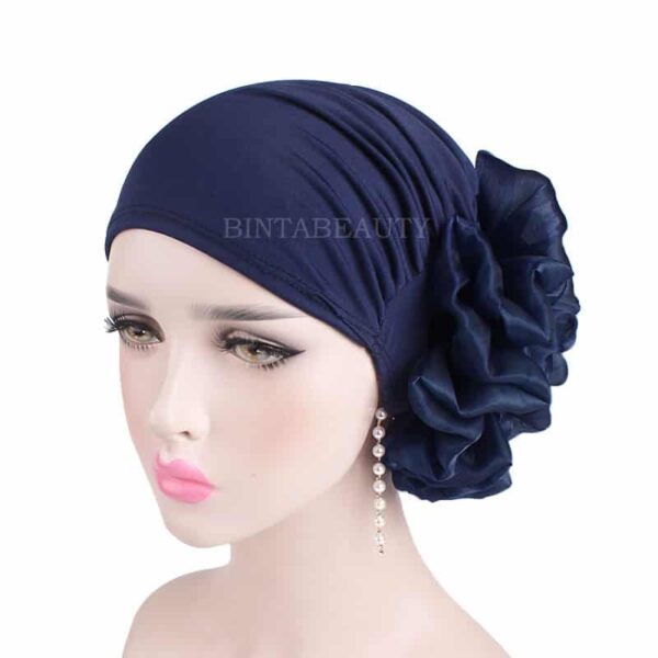 Bonnet Avec Chignon Bas 3D en Polyester et Spandex