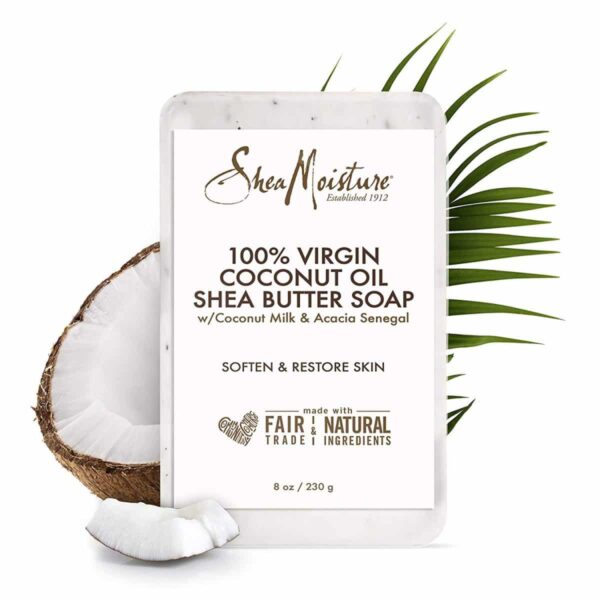 SheaMoisture Savon coco Coconut Oil Bar Soap - 230 g
