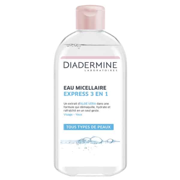 Diadermine - Eau micellaire express 3-en-1 – Visage & yeux