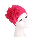 Bonnet Chapeau Fleur uni en fibre de bamboo Chic – Image 13