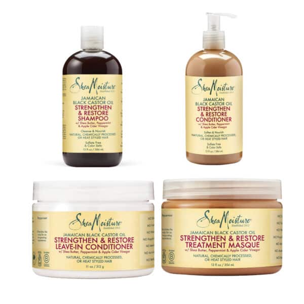 SheaMoisture Gamme Strengthen & Restore JBCO