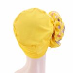 Bonnet Chapeau en Fleur imprimée Chic – Image 2