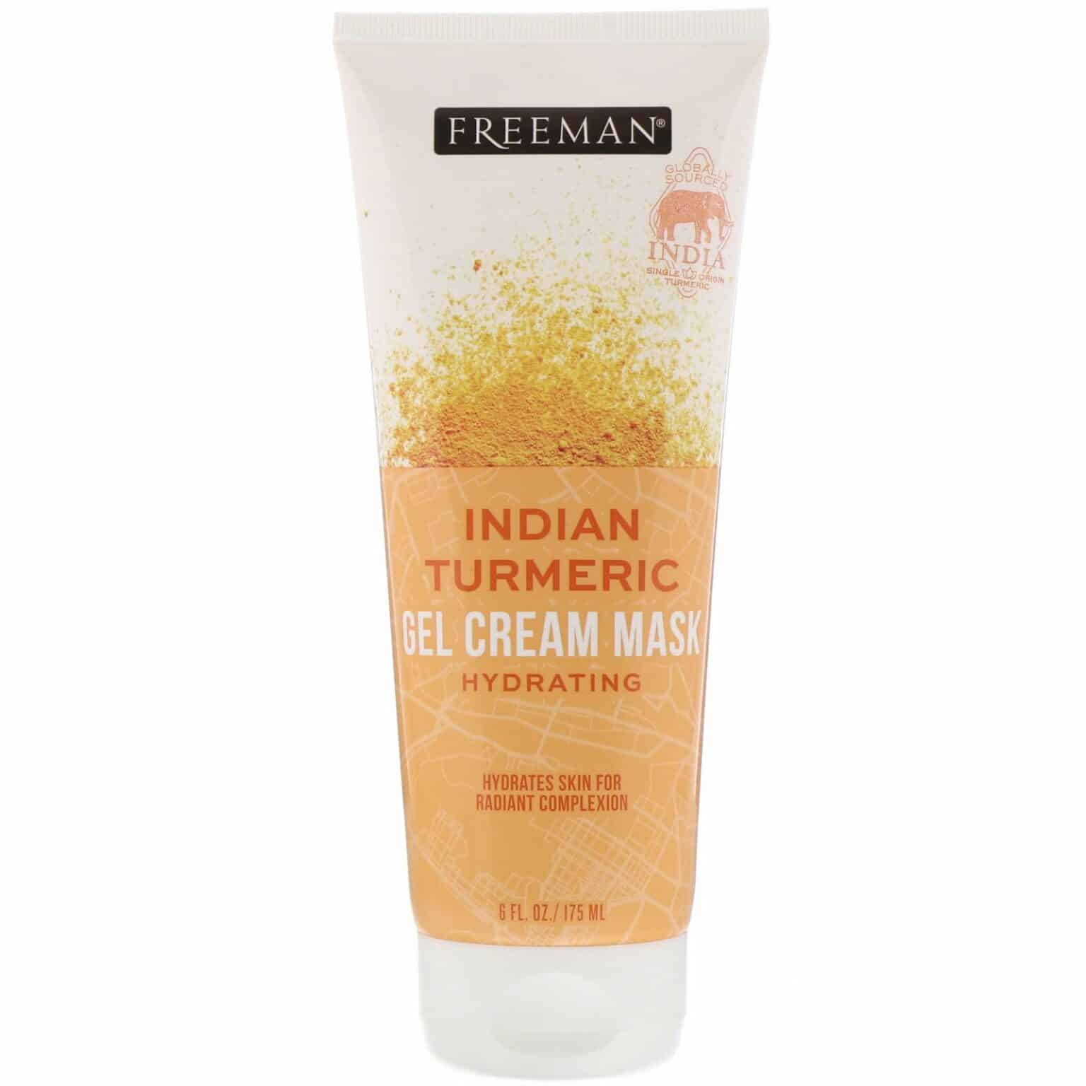 Hydrating Indian Turmeric Gel Cream Mask Freeman – Image 1