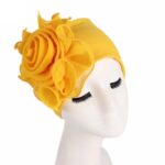 Bonnet Chapeau Fleur uni en fibre de bamboo Chic – Image 9