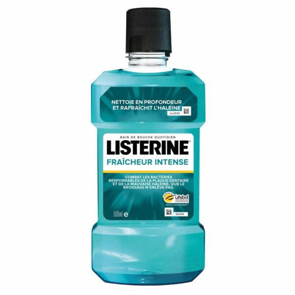 Listerine fraîcheur intense Bain De Bouche - 500ml