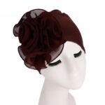 Bonnet Chapeau Fleur uni en fibre de bamboo Chic – Image 10