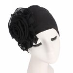 Bonnet Chapeau Fleur uni en fibre de bamboo Chic – Image 11