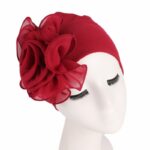 Bonnet Chapeau Fleur uni en fibre de bamboo Chic – Image 15