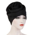 Bonnet Chapeau perles douces en Fleur Chic – Image 2
