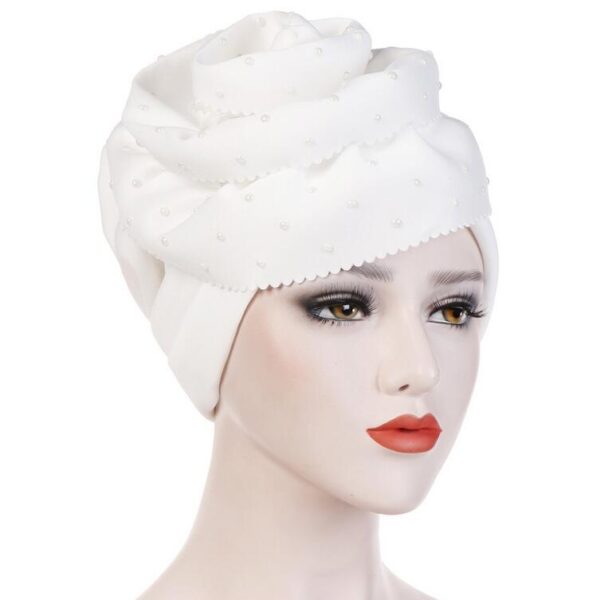 Bonnet Chapeau perles douces en Fleur Chic