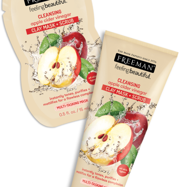 Cleansing Apple Cider Vinegar Clay Mask + Scrub - Freeman