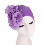 Bonnet Chapeau Fleur uni en fibre de bamboo Chic – Image 18