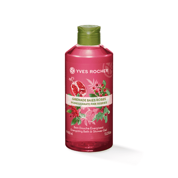 Yves Rocher Bain Douche Grenade Baies Roses - 400ml