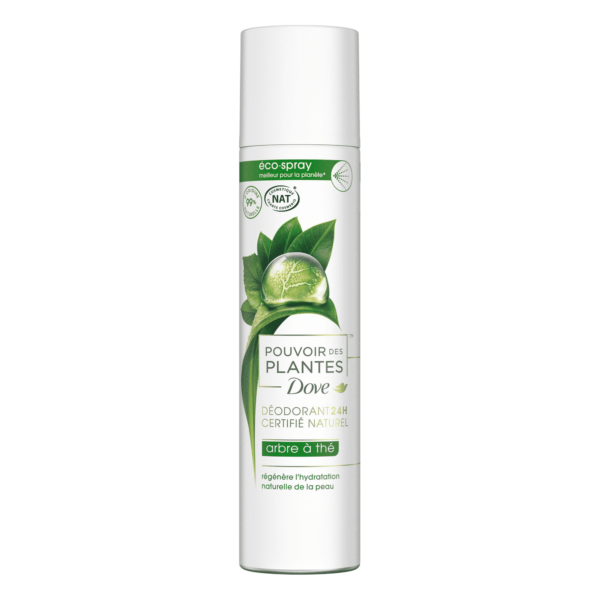 Dove Pouvoir Des Plantes Déodorant Spray Arbre À Thé
