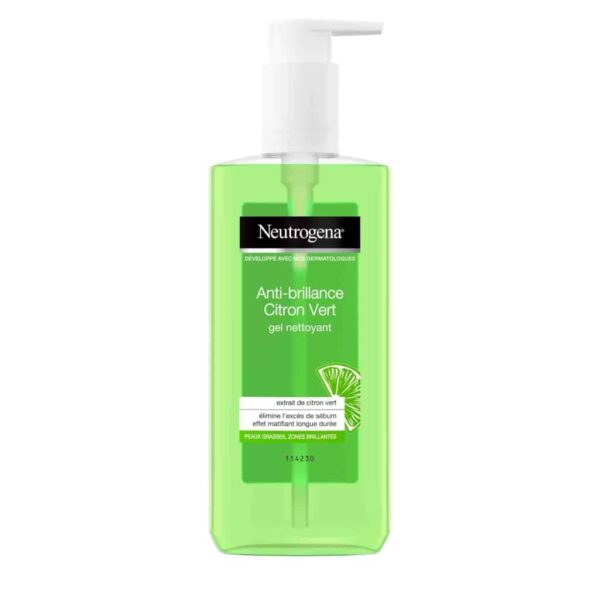 Neutrogena Anti-brillance Citron Vert : gel nettoyant
