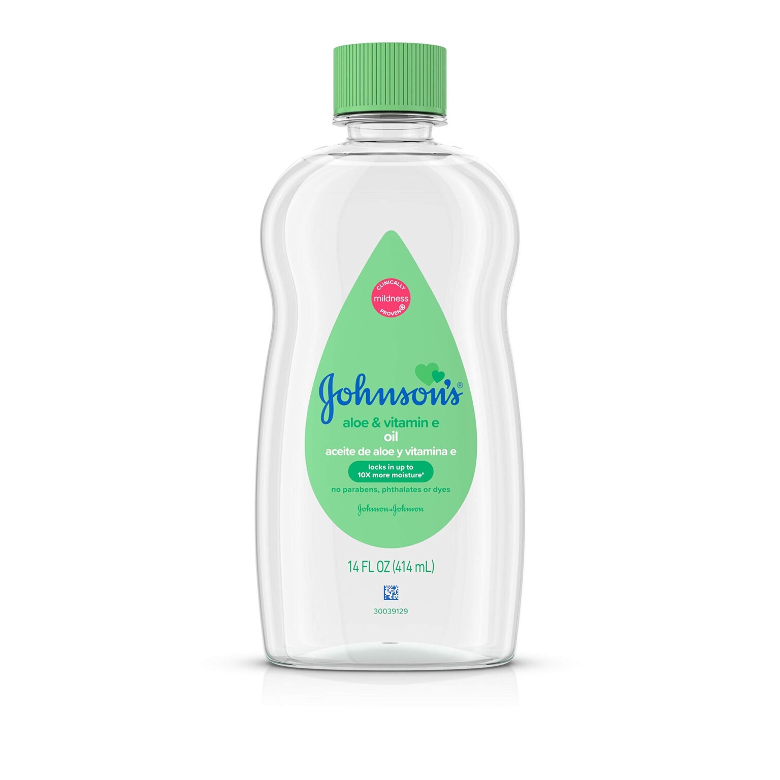 Johnson's Baby Huile Aloe & Vitamine E pour bébé – Image 1