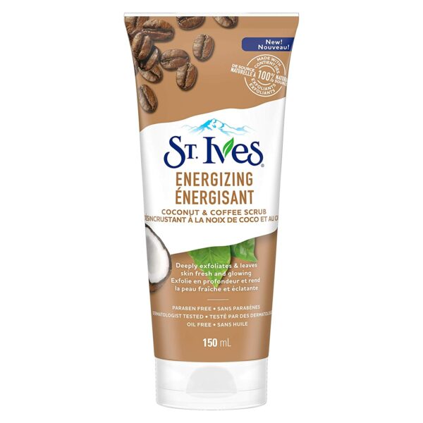St. Ives Désincrustant énergisant Noix de coco et café