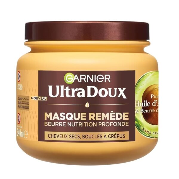 Garnier Ultra doux Masque à l'Huile d'Avocat et Beurre de Karité