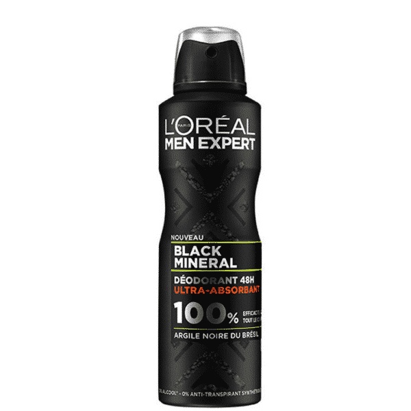 L'oreal Men Expert Black Mineral Ultra-Absorbant 48H Atomiseur