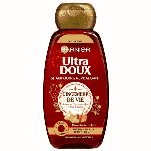 Garnier Ultra doux Shampooing Gingembre de vie