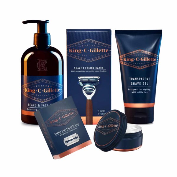 KING C. GILLETTE kit d’entretien pour barbe