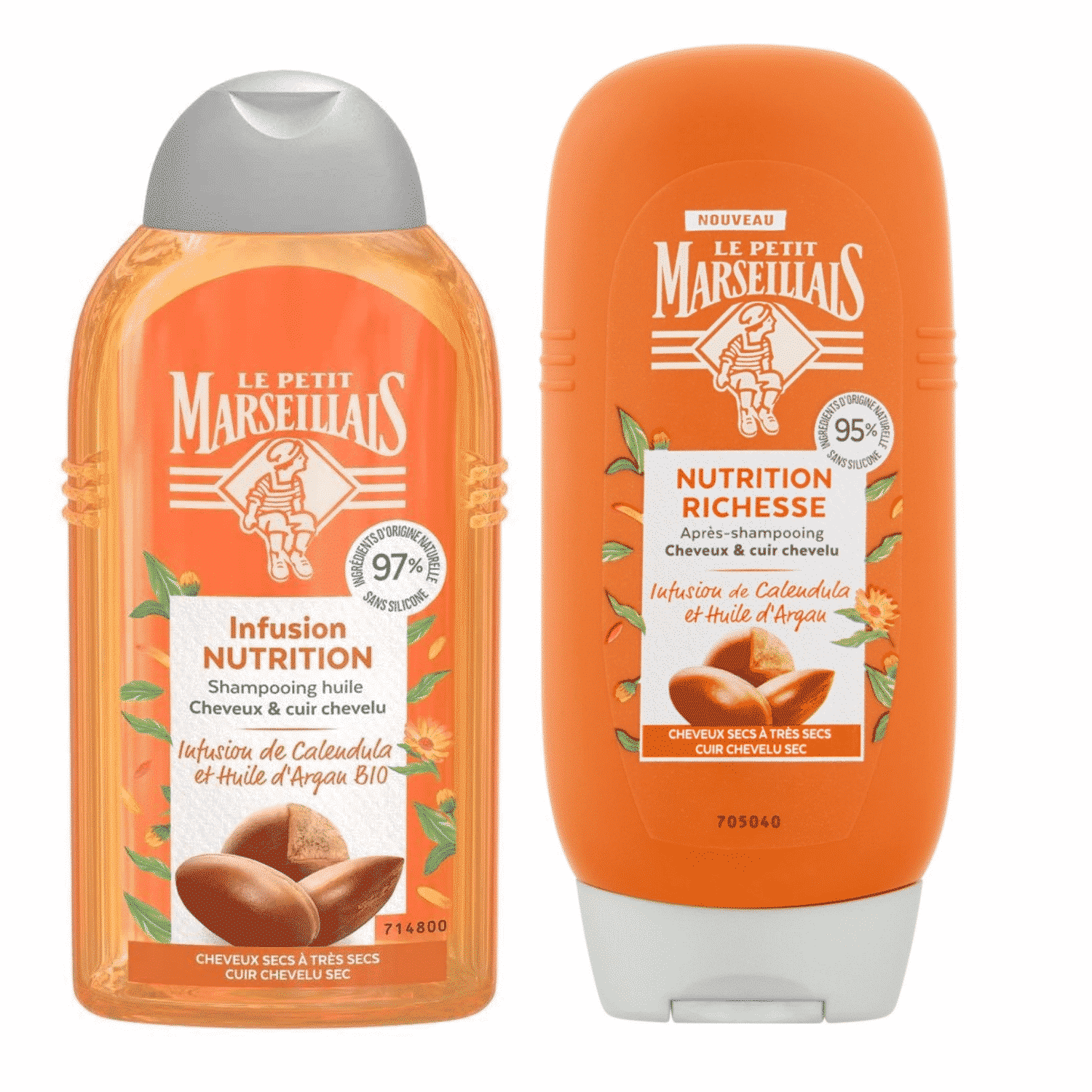 lpm argan Le Petit Marseillais Infusion Nutrition Calendula & Argan Bio - Pack – Image 1