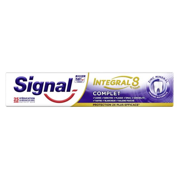 Signal Dentifrice Intégral 8 Complet Formule Antibactérienne