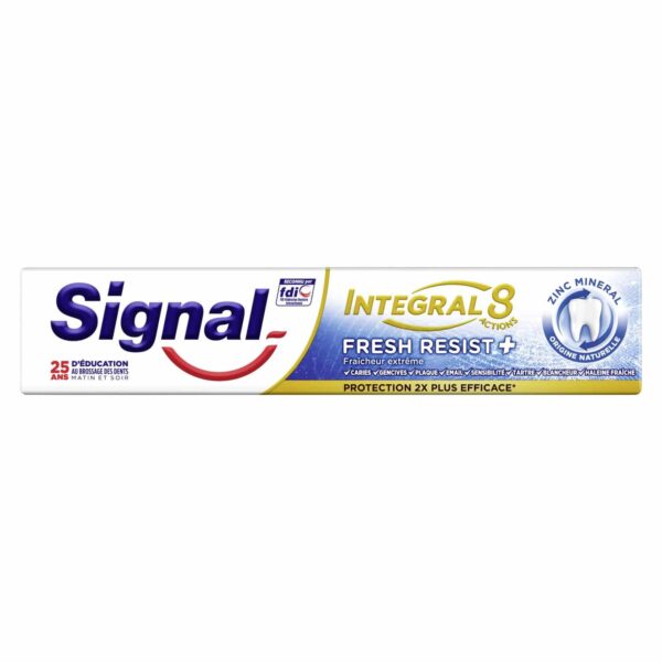 Signal Dentifrice Integral 8 Fresh Resist + Formule Antibactérienne