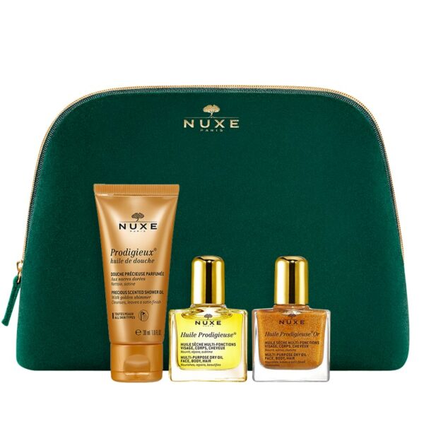Nuxe Pochette Prodigieuse - Coffret Visage, Corps, Cheveux