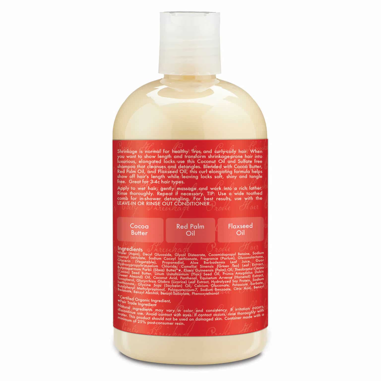 SheaMoisture Red Palm Oil & Cocoa Butter Detangling Shampoo – Image 2