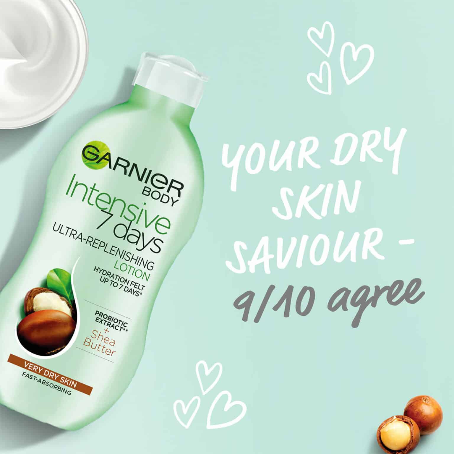 Garnier Lotion hydratante Intensive 7 Days - Beurre de Karité – Image 2