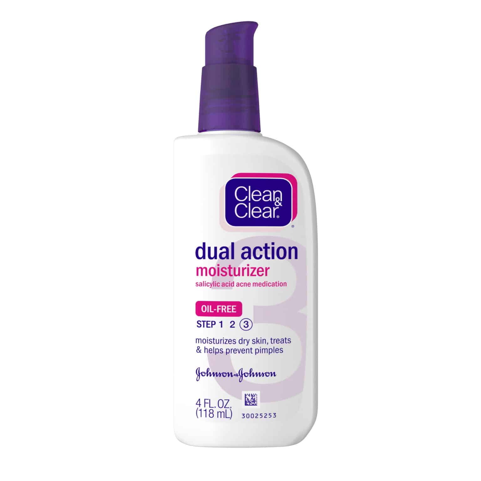 Clean & Clear Dual Action Moisturiser 118ml – Image 1