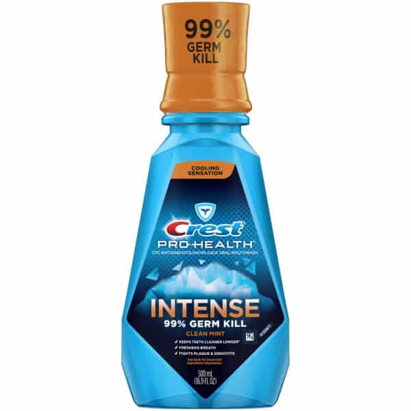 Crest Pro-Health Intense Mouthwash Clean Mint - Bain de bouche