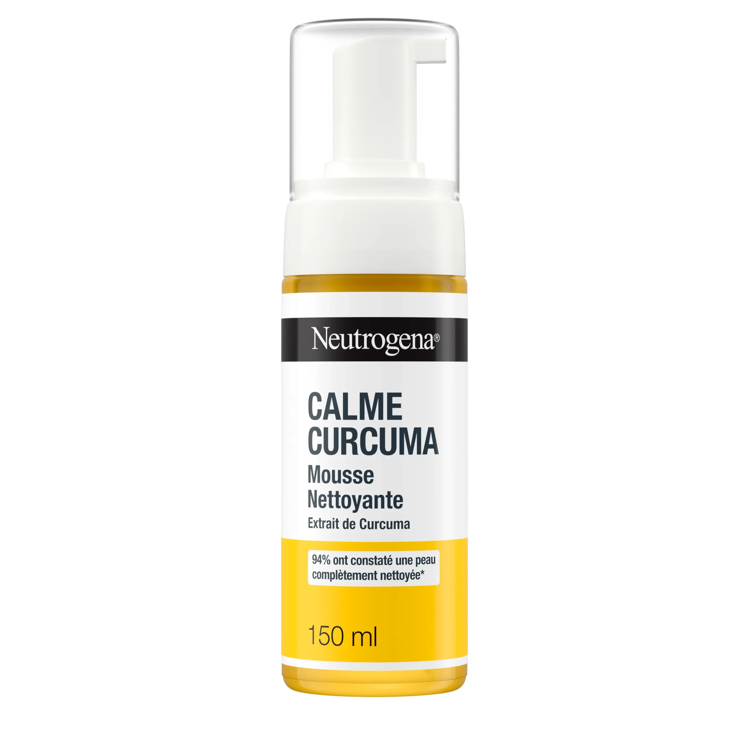 Neutrogena Calme Curcuma mousse nettoyante Neutrogena Calme Curcuma : mousse nettoyante – Image 1