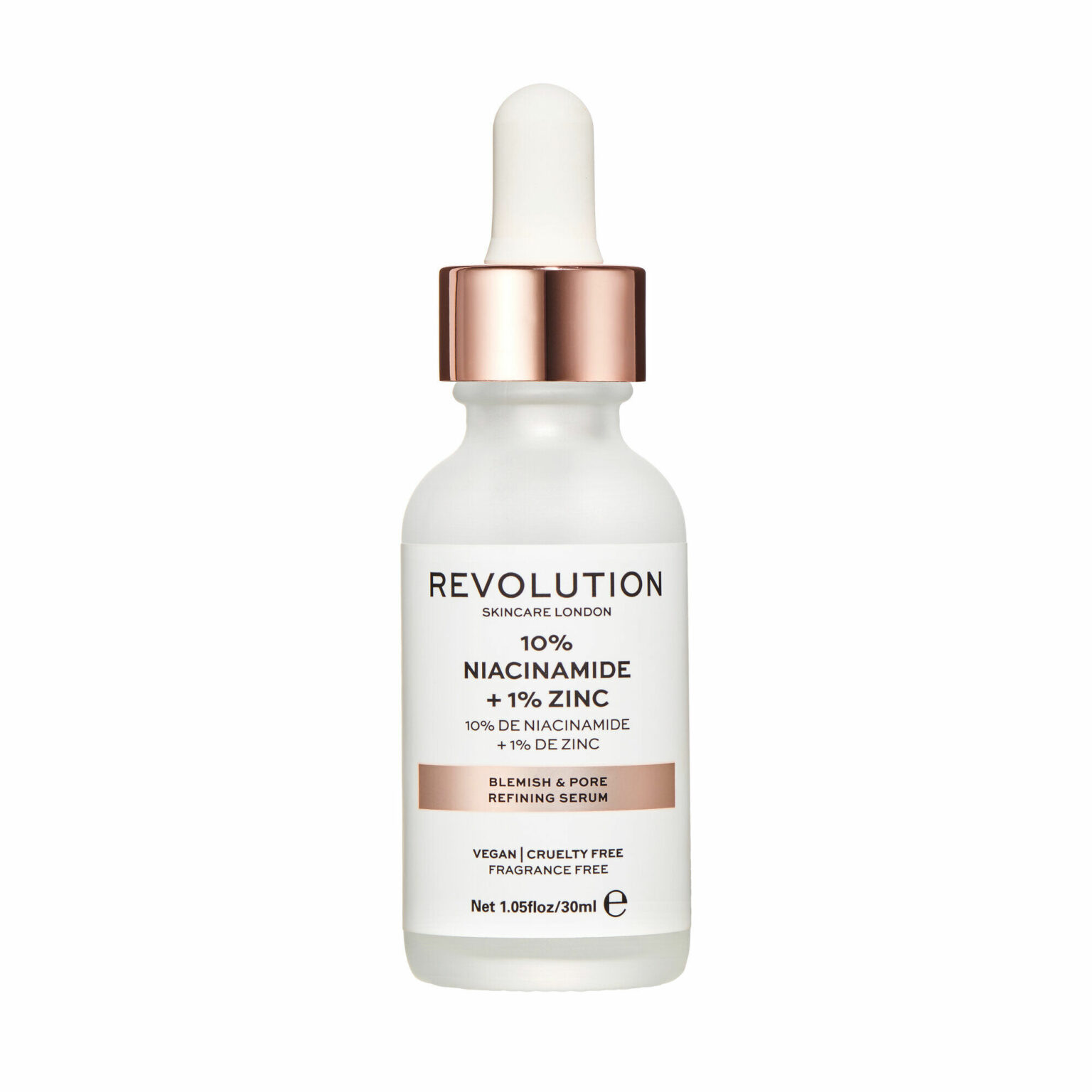 Revolution Skincare 10% Niacinamide and 1% Zinc Blemish & Pore Serum – Image 1