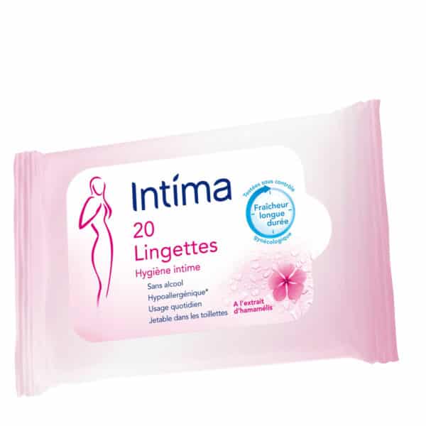 INTIMA Lingettes intimes à l'extrait d'hamamélis