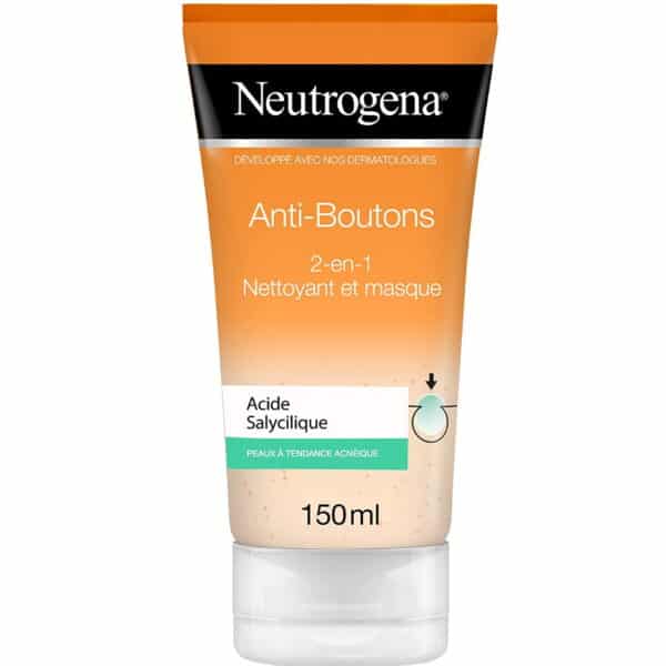 Neutrogena Anti-boutons : 2-en-1 nettoyant et masque