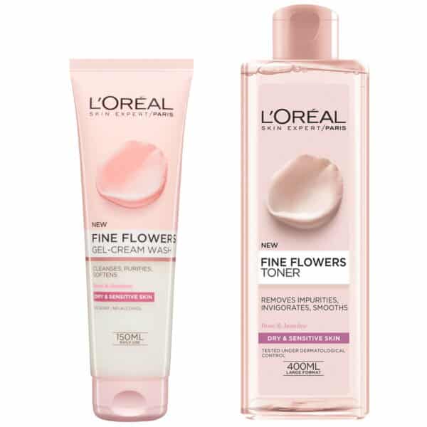 L'oréal Paris Fleurs Rares - Gel nettoyant & lotion tonique