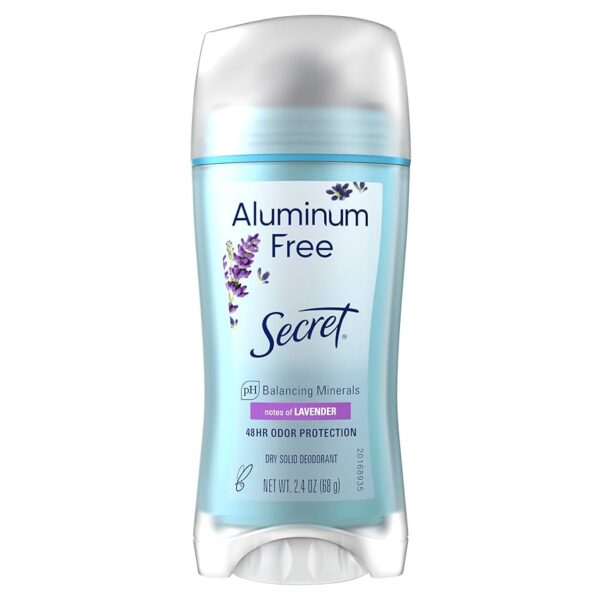 Secret, Déodorant Anti-transpirant sans Aluminum