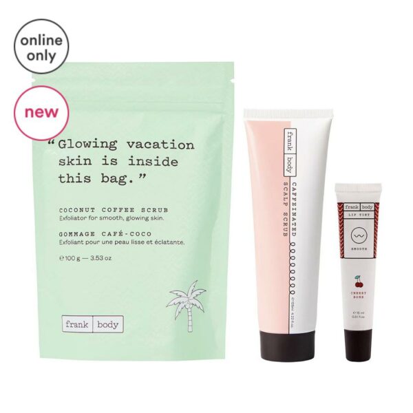 Frank Body Gamme Best sellers Corps Cheveux et Lèvres