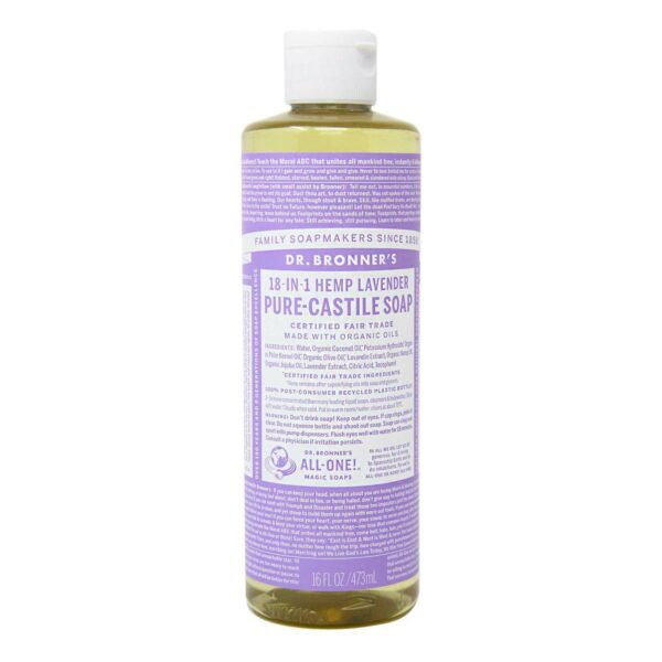 Dr. Bronner's Pure Castile Soap – Lavender 473 ml