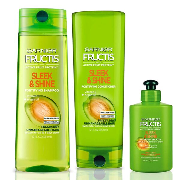 Garnier Fructis Sleek & Shine - Pack - 3pcs