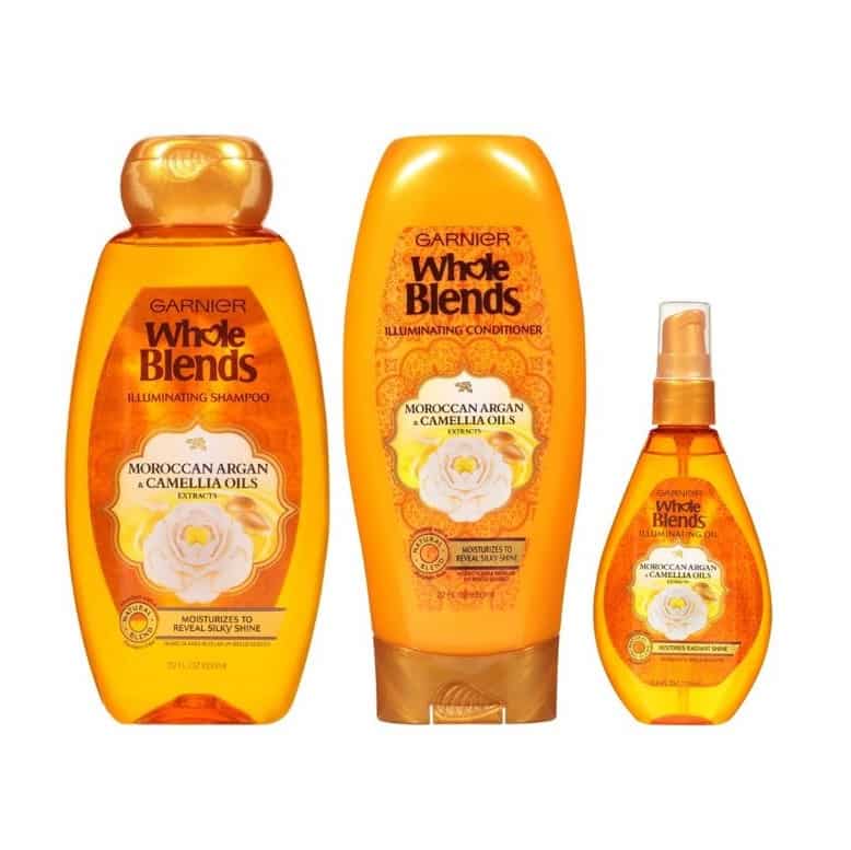 garnier whole Garnier Whole Blends moroccan argan and camellia oils - Pack - 3pcs – Image 1