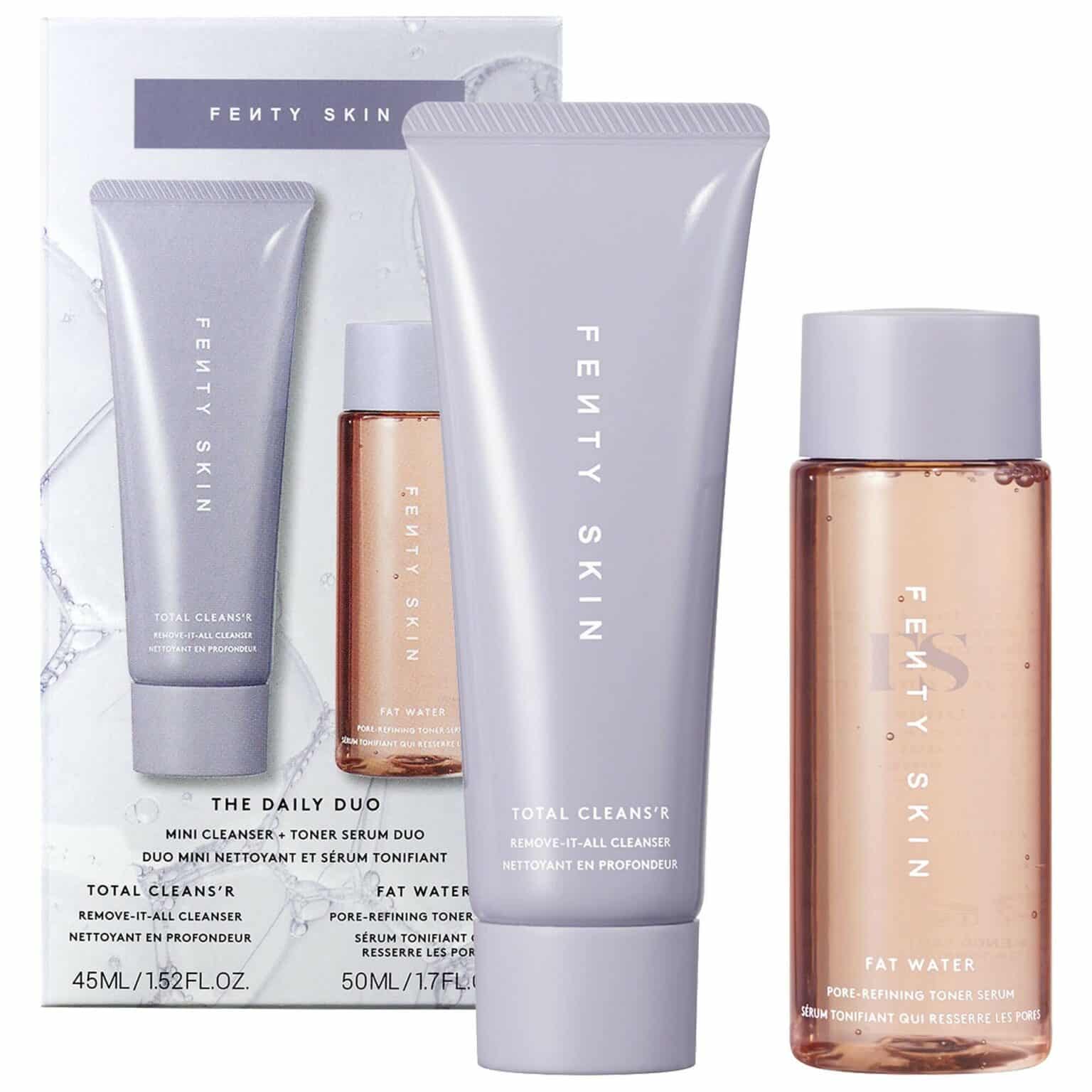 FENTY SKIN The Daily Duo Mini Nettoyant Et Sérum Tonifiant – Image 1