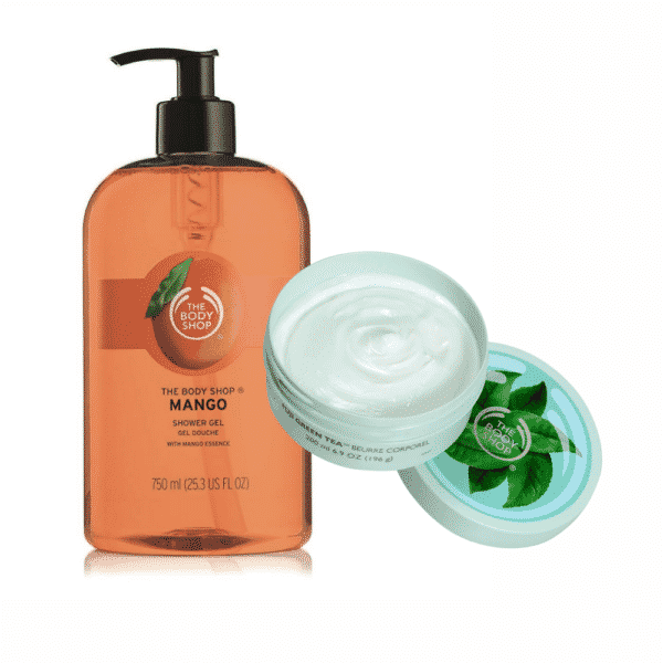 The Body Shop Gamme Gel Douche & Beurre Corporel - Mangue, Thé vert