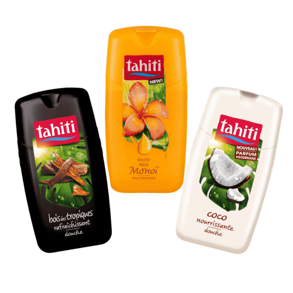 TAHITI Trio Gel Douche Coco, Monoï, Bois des Tropiques
