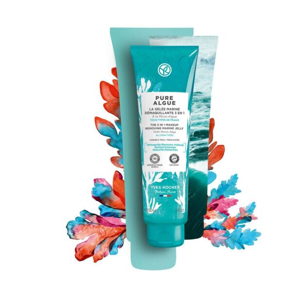 Yves Rocher Gelée Marine Démaquillante 3 en 1 Pure Algue
