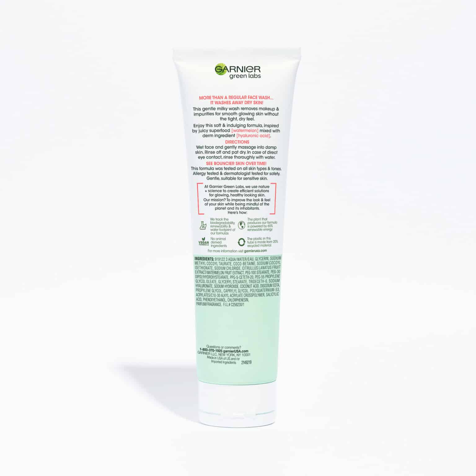 Garnier Smoothing Milky Wash Hyalu-Melon - Nettoyant – Image 3